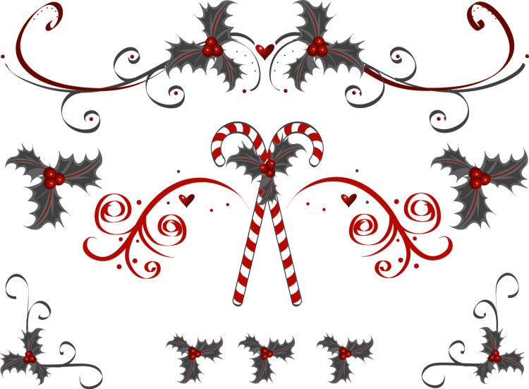 free vector Christmas a group of vector elements vector